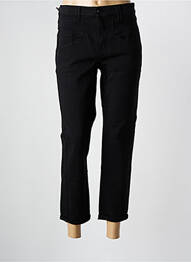 Jeans coupe droite stretch taille normale noir FIVE femme