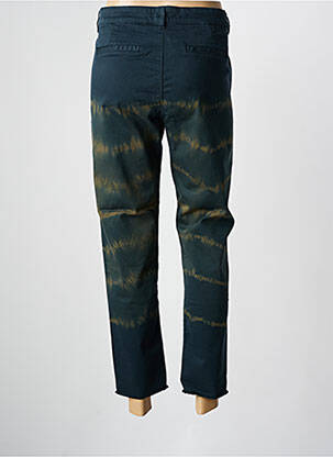 Pantalon chino tissage popeline taille normale bleu FIVE femme
