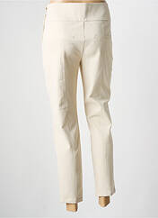 Pantalon slim beige YAYA pour femme seconde vue