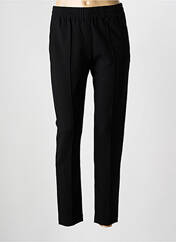 Pantalon slim noir DENIM STUDIO pour femme seconde vue