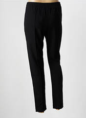 Pantalon slim noir DENIM STUDIO pour femme seconde vue