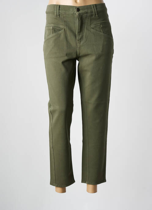 Jeans coupe droite vert FIVE pour femme