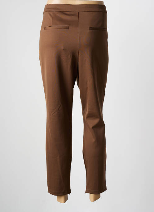 Pantalon 7/8 marron YAYA pour femme