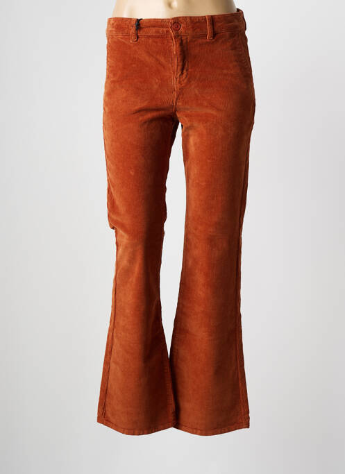 Pantalon flare marron HAPPY pour femme