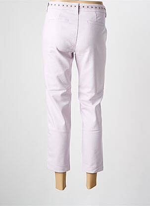Pantalon 7/8 stretch taille normale violet FREEMAN T.PORTER femme