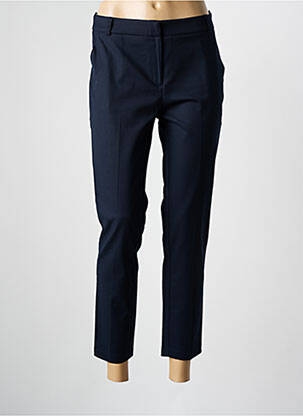 Pantalon 7/8 stretch taille normale bleu LA PETITE FRANCAISE femme