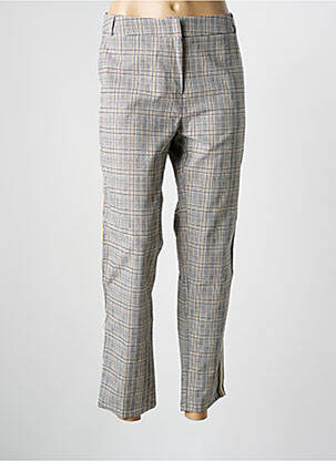 Pantalon droit stretch taille normale bleu LA PETITE FRANCAISE femme