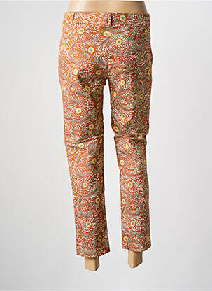 Pantalon 7/8 stretch taille normale orange LA PETITE FRANCAISE femme