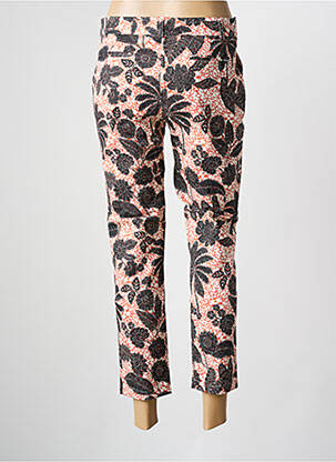 Pantalon 7/8 stretch taille normale rose LA PETITE FRANCAISE femme