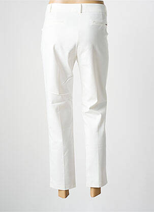 Pantalon 7/8 stretch taille normale blanc LA PETITE FRANCAISE femme