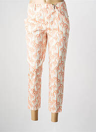 Pantalon 7/8 stretch taille normale orange SCOTCH & SODA femme