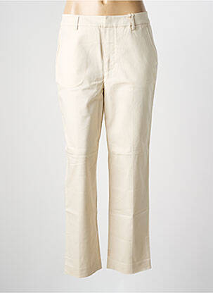 Pantalon chino tissage popeline taille normale beige SCOTCH & SODA femme