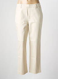 Pantalon chino tissage popeline taille normale beige SCOTCH & SODA femme