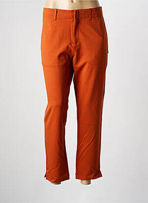Pantalon 7/8 stretch taille normale orange SCOTCH & SODA femme