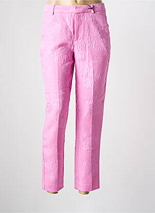 Pantalon 7/8 stretch taille normale rose SCOTCH & SODA femme