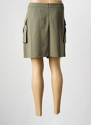 Jupe courte poches vert YAYA femme