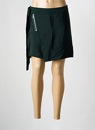 Jupe courte coupe droite vert SCOTCH & SODA femme