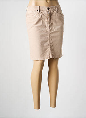 Jupe courte poches beige DENIM STUDIO femme
