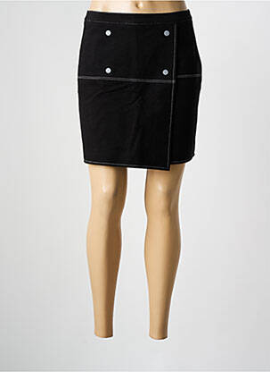 Jupe courte poches noir YAYA femme