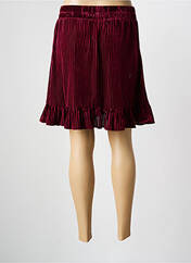 Jupe courte rouge ANGE pour femme seconde vue