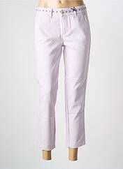 Pantalon 7/8 violet FREEMAN T.PORTER pour femme seconde vue