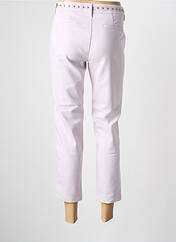 Pantalon 7/8 violet FREEMAN T.PORTER pour femme seconde vue