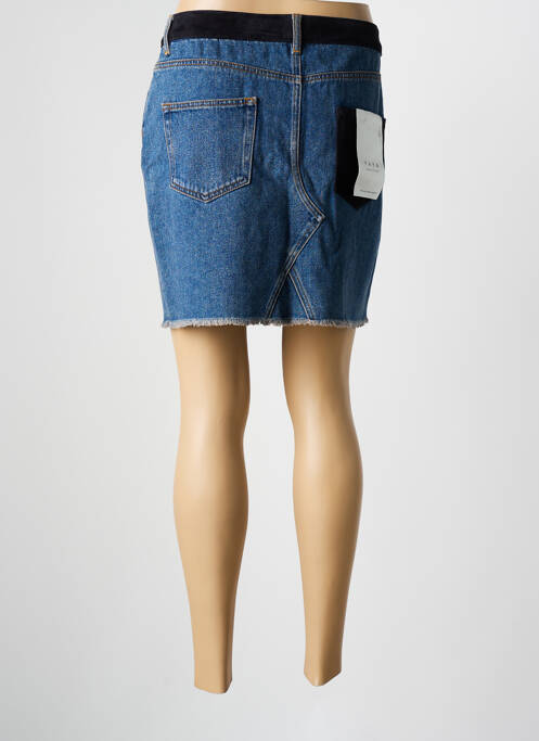 Jupe courte bleu YAYA pour femme