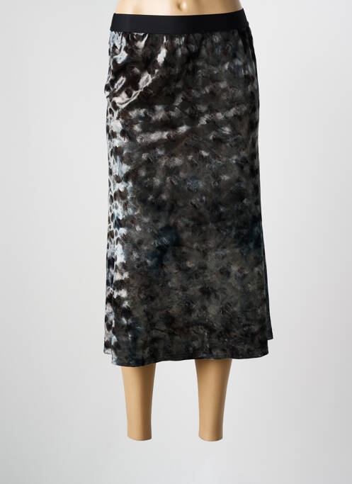 Jupe mi-longue gris ANGE pour femme