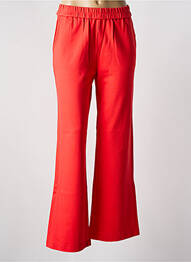 Pantalon large poches taille normale rouge ZILCH femme