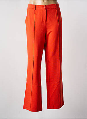 Pantalon flare taille normale taille normale orange ZILCH femme