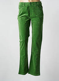 Pantalon slim stretch taille normale vert ZILCH femme