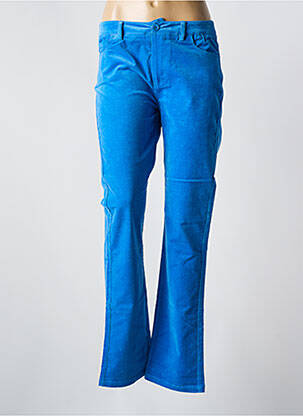 Pantalon slim stretch taille normale bleu ZILCH femme