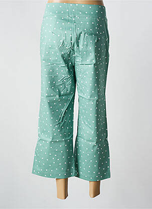 Pantalon 7/8 stretch taille normale vert ZILCH femme