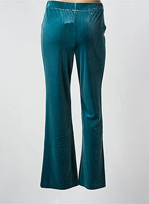 Pantalon flare stretch taille haute vert YAYA femme