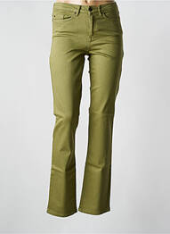 Jeans coupe slim stretch taille normale vert CLOUD9 femme