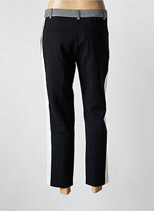Pantalon 7/8 stretch taille normale noir IDANO femme