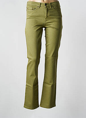 Jeans coupe slim vert CLOUD9 pour femme