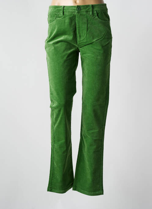 Pantalon slim stretch taille normale vert ZILCH femme