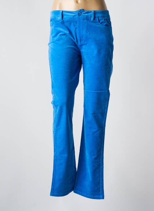 Pantalon slim stretch taille normale bleu ZILCH femme