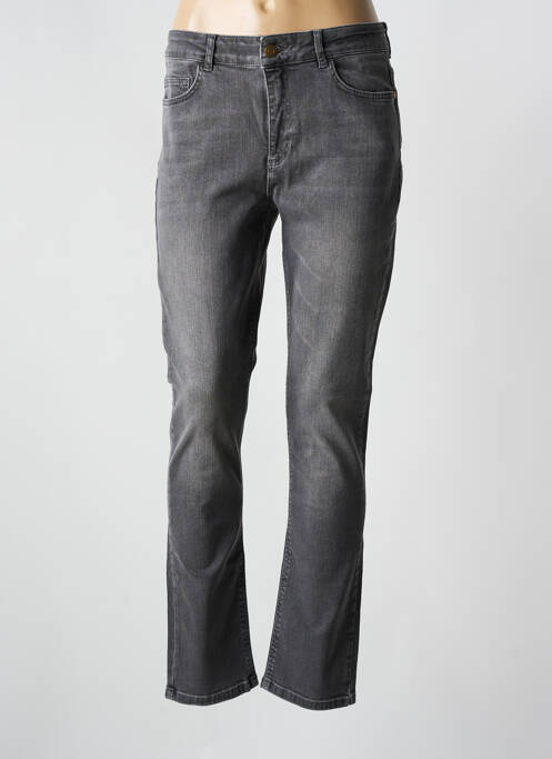 Jeans coupe slim stretch taille normale gris FABIENNE CHAPOT femme