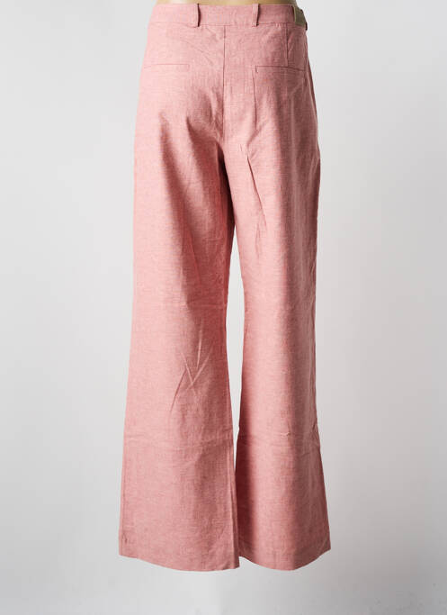 Pantalon large fermeture zippée sous rabat boutonné taille normale rose CLOUD9 femme