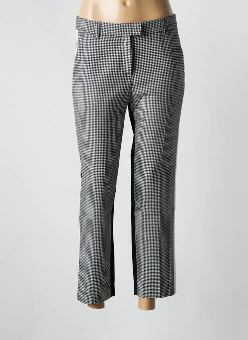 Pantalon 7/8 stretch taille normale noir IDANO femme