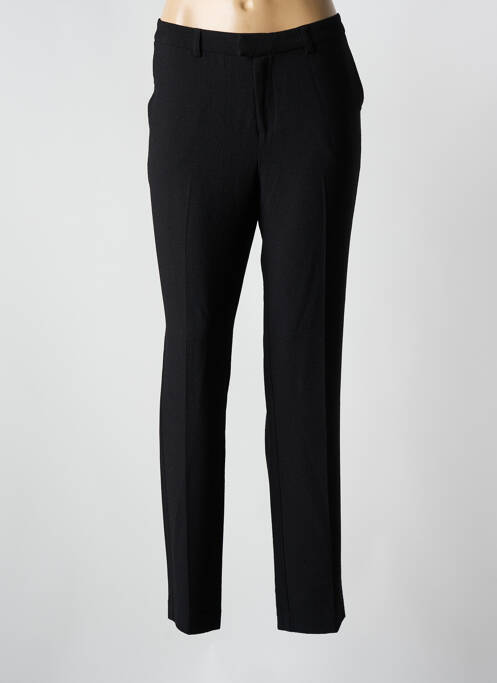 Pantalon chino taille normale taille normale noir IDANO femme