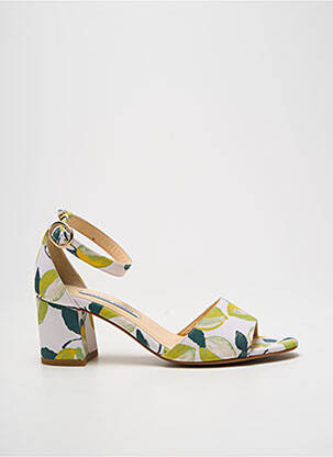 Sandales/nu pieds fermeture bride(s) talon de 4 à 6cm vert FABIENNE CHAPOT femme