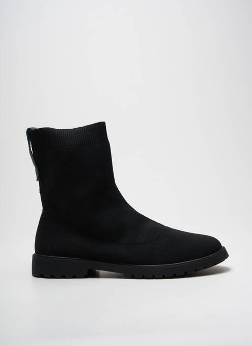Bottines/boots talon bas talon plat jusqu'à 3cm noir YAYA femme
