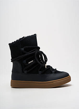 Bottines/boots fourrée talon plat jusqu'à 3cm noir YAYA femme