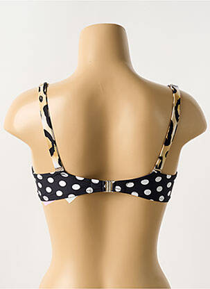 Haut de maillot de bain stretch haut soutien-gorge emboitant noir ANTIGEL femme