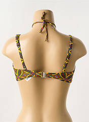 Haut de maillot de bain jaune ANTIGEL pour femme seconde vue