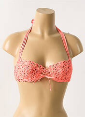 Haut de maillot de bain orange NICOLE OLIVIER pour femme seconde vue