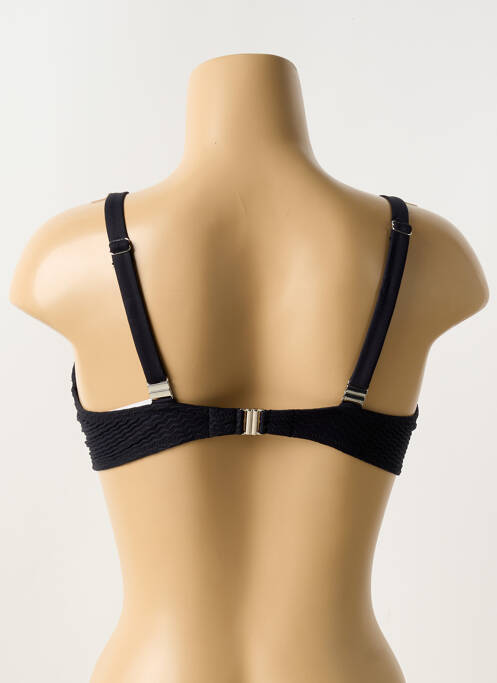 Haut de maillot de bain stretch haut soutien-gorge emboitant noir ANTIGEL femme